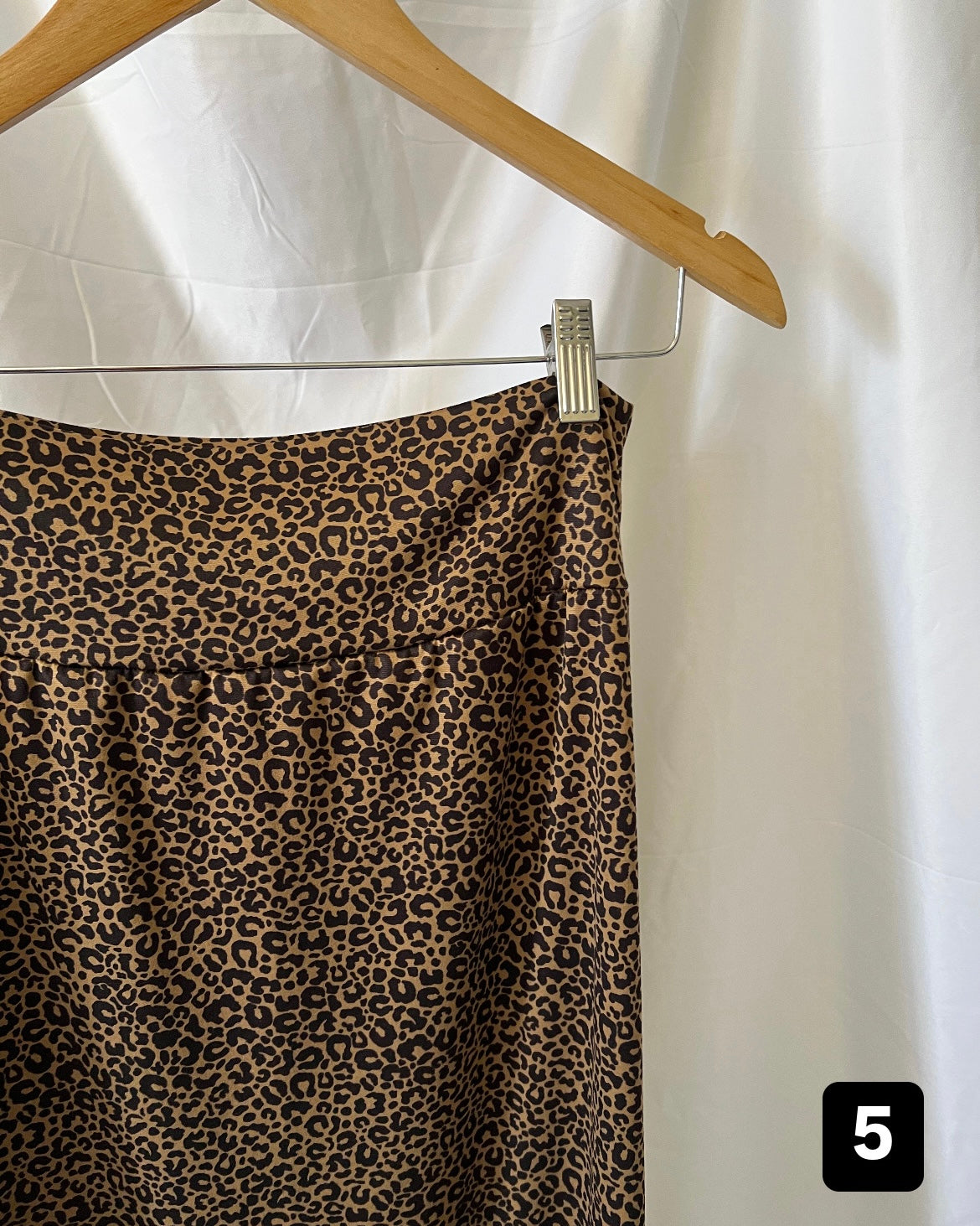 MIDI SKIRT ANIMAL PRINT