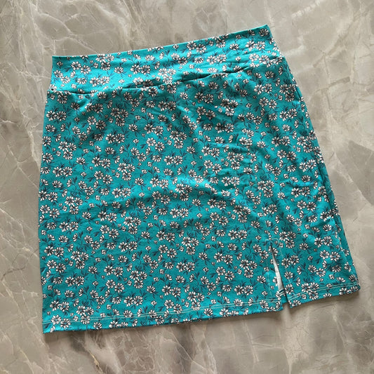 MINI SKIRT TURQUESA