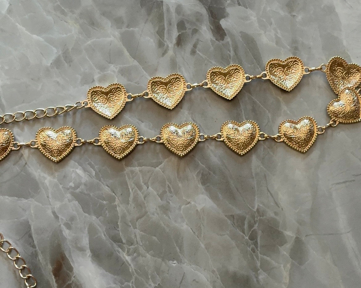 HEART CHAIN BELT