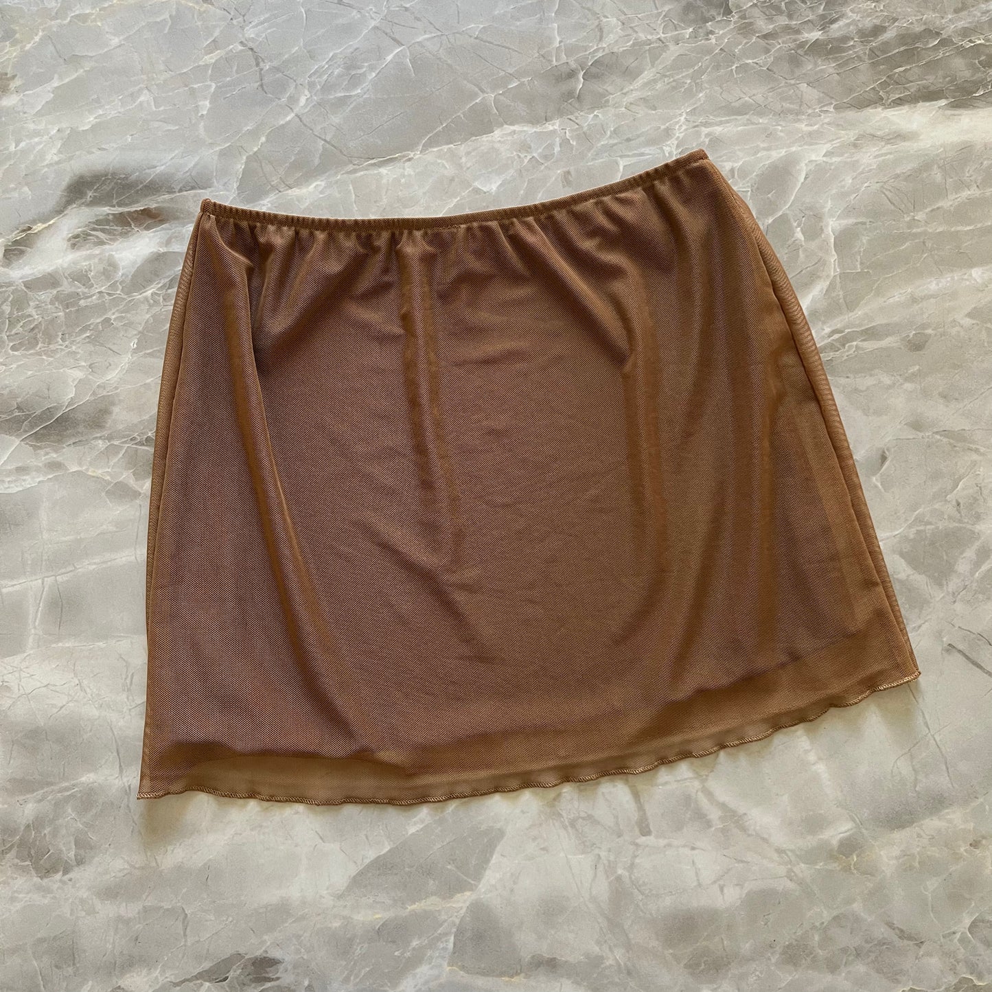 COFFEE MESH SKIRT